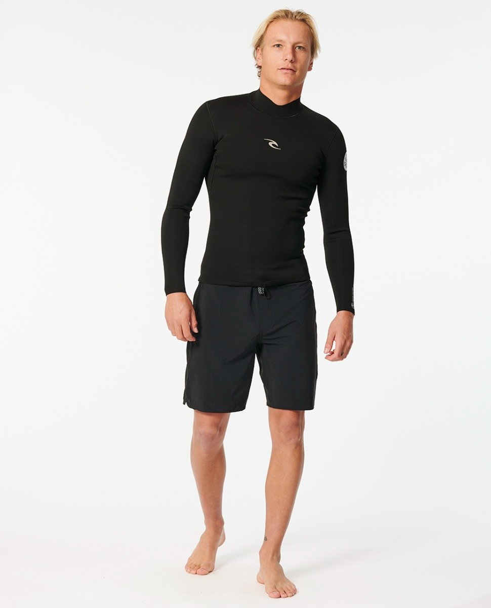 Rip Curl Dawn Patrol 1/5mm Men's Long Sleeve Wetsuit Jacket - Black