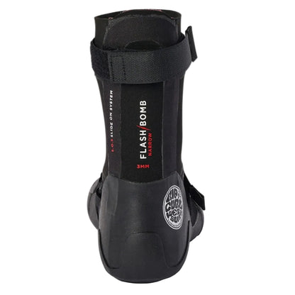Rip Curl Flashbomb 5mm Narrow Hidden Split Toe Boots - Black