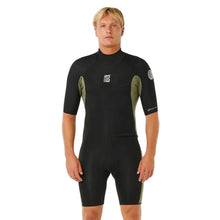 Rip Curl Dawn Patrol Back Zip 2mm Shorty in Deep Cactus