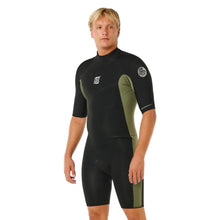 Rip Curl Dawn Patrol 2mm Men's Back Zip Shorty 2026 - Deep Cactus