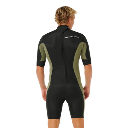 Rip Curl Dawn Patrol Back Zip 2mm Shorty 2026 - Deep Cactus