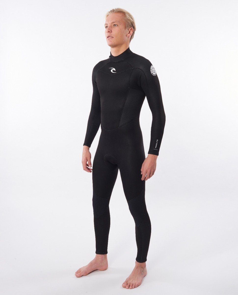 Rip Curl Freelite 5/3mm Men's Back Zip Wetsuit 2025 - Black