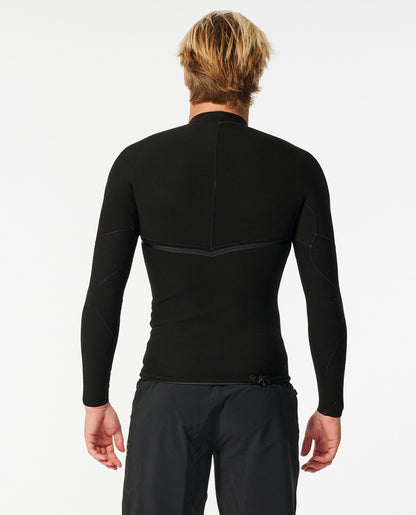 Rip Curl E-Bomb 1.5mm Men's Long Sleeve Wetsuit Jacket - Black