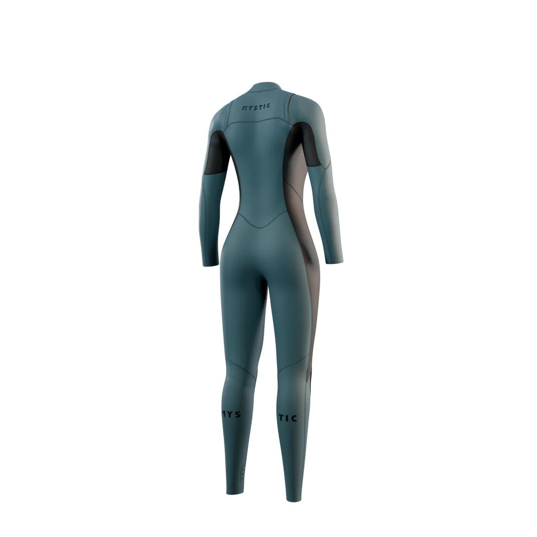 Mystic Haven Womens 5/3mm Chest Zip Winter Wetsuit 2025 - Teal