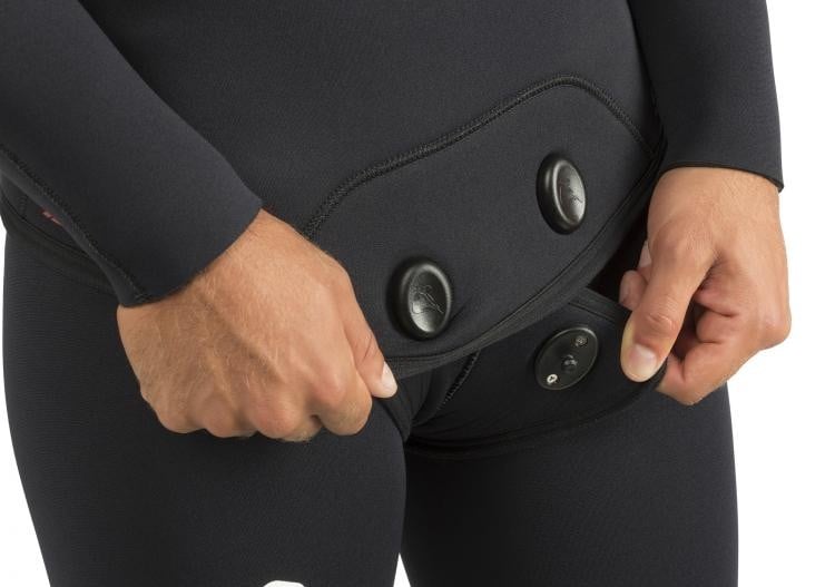 Cressi Apnea Men's 7mm 2-Piece Dive Wetsuit - Black