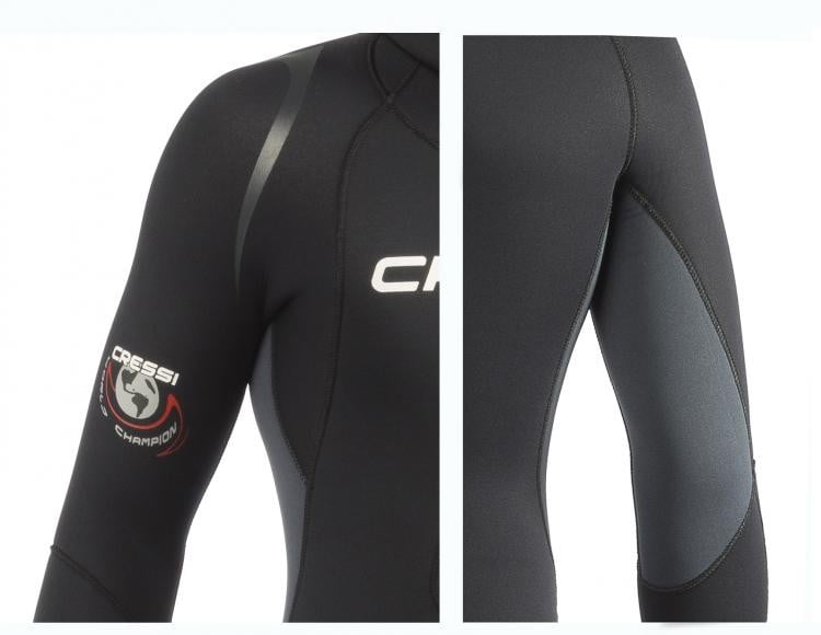 Cressi Apnea Men's 2-Piece 5mm Dive Wetsuit - Black