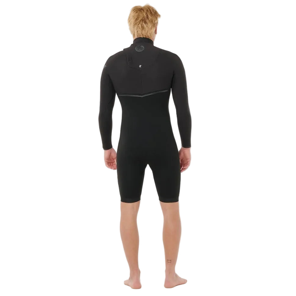 Rip Curl E-Bomb Zip-Free Long Sleeve 2mm Shorty in Black