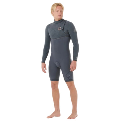 Rip Curl E-Bomb Zip-Free Long Sleeve 2mm Shorty 2026 - Iron