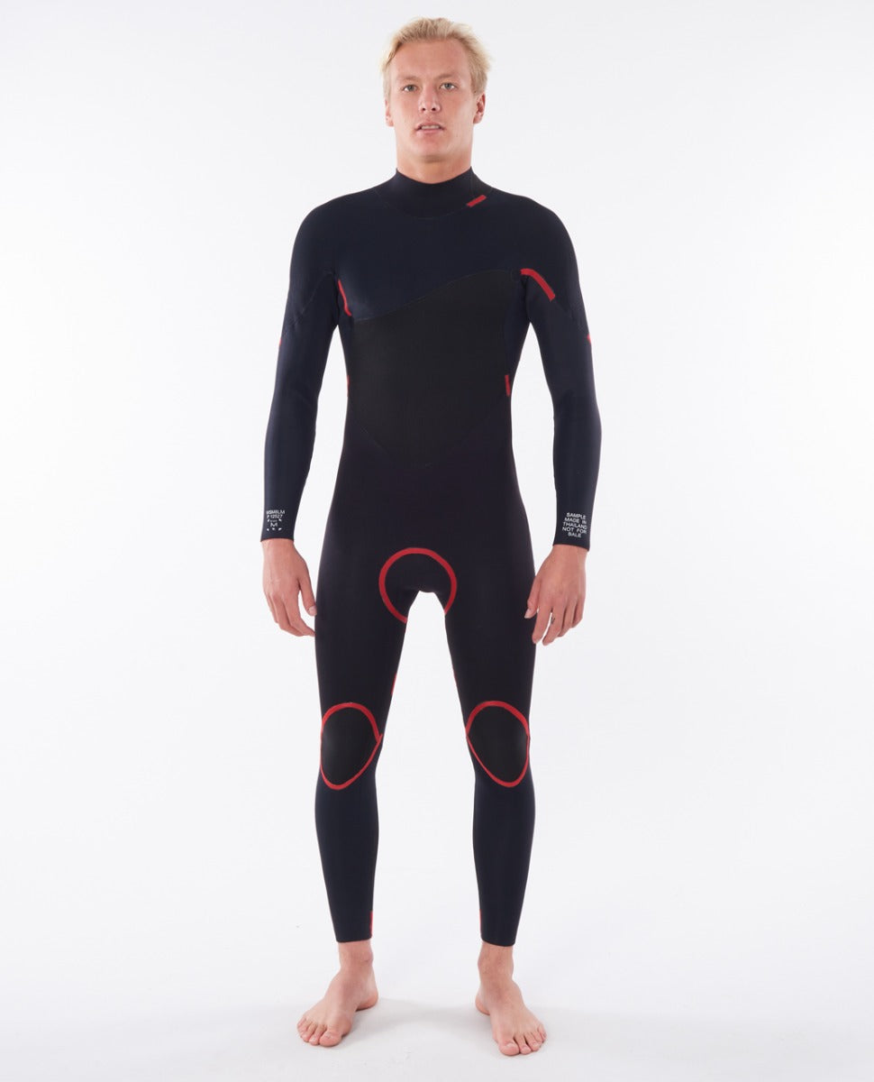 Rip Curl Omega 5/3mm Back Zip Men's Wetsuit 2023 - Black