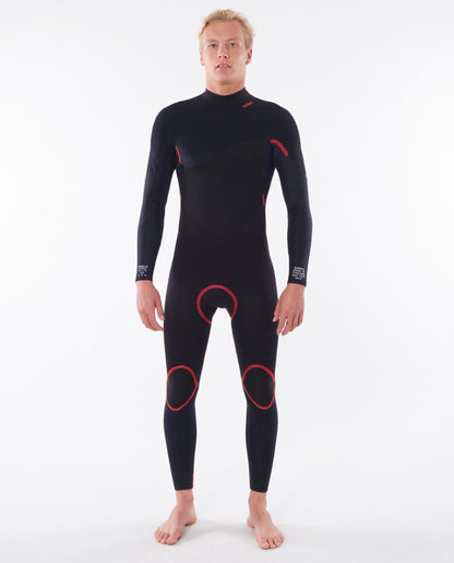 Rip Curl Omega 5/3mm Back Zip Men's Wetsuit 2023 - Black