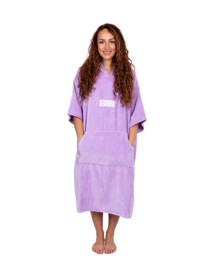 Beachbum Womens Towel Changing Robe in Lilac