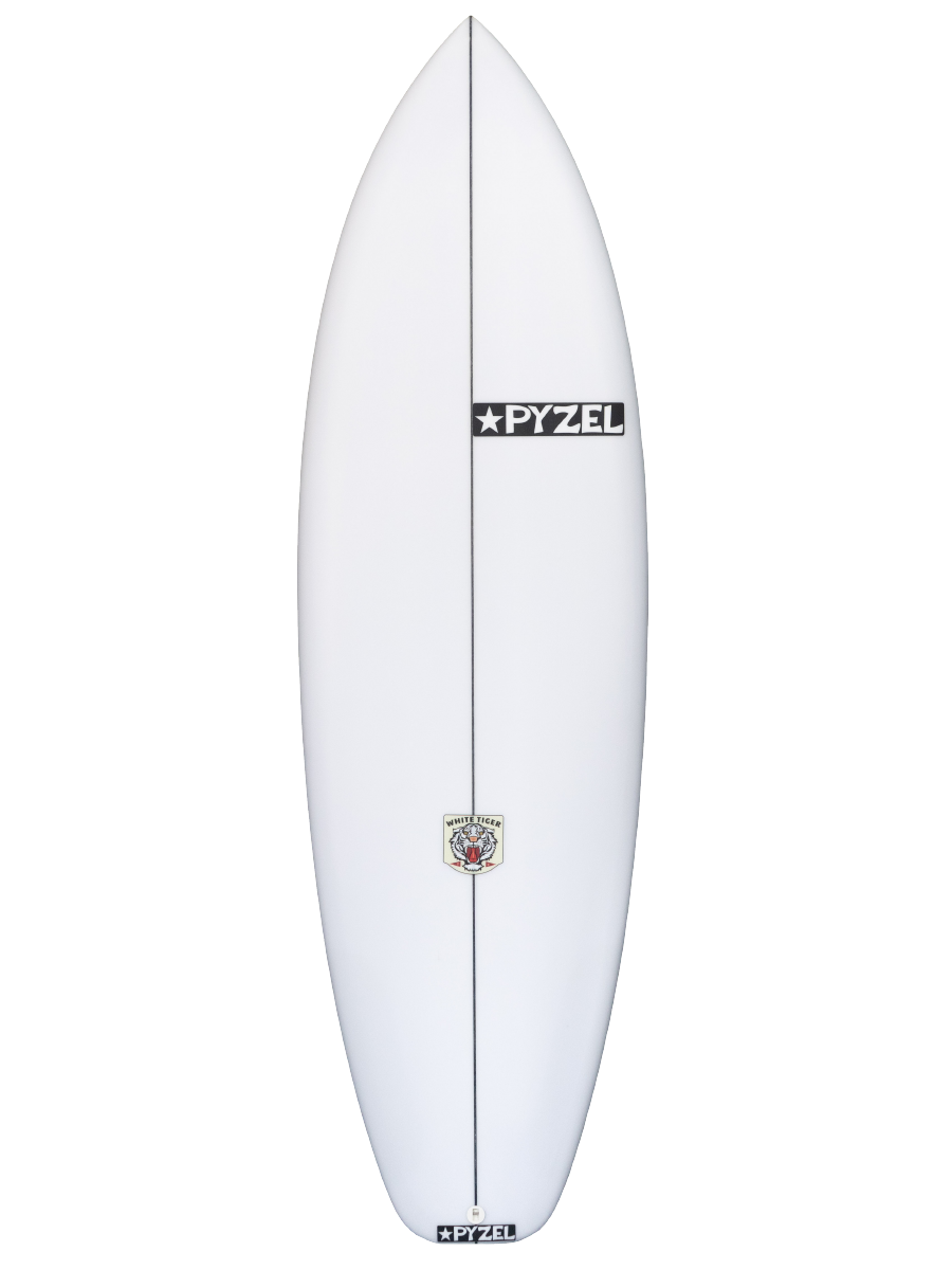Pyzel White Tiger Fun Performance Surfboard - White