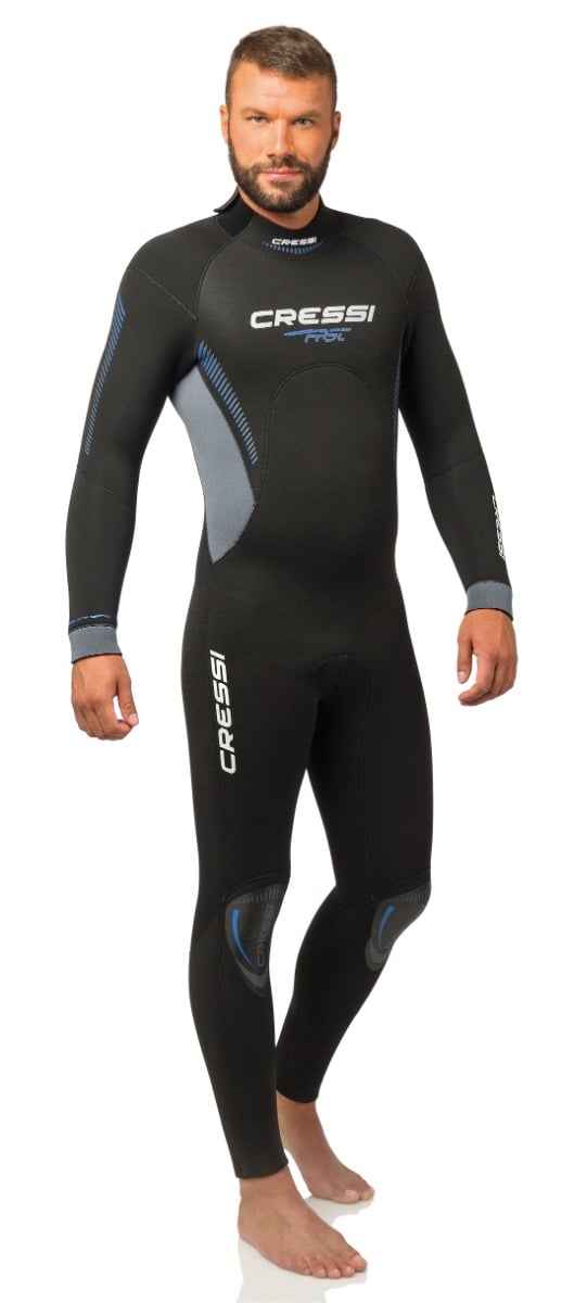 Cressi Fast Man Monopiece 7mm Wetsuit 2021 - Black