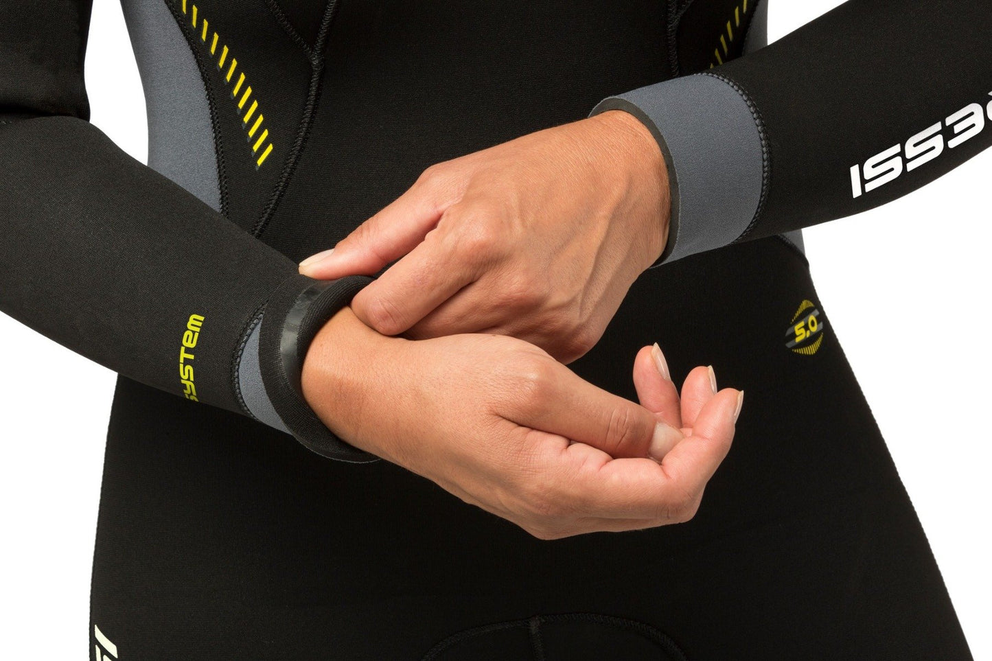 Cressi Fast Man Monopiece 5mm Dive Wetsuit - wrist