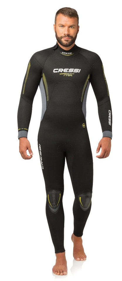 Cressi Fast Man Monopiece 5mm Dive Wetsuit - Black