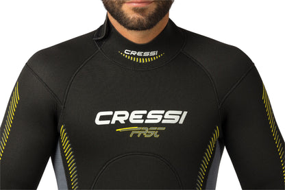 Cressi Fast Man Monopiece 5mm Dive Wetsuit - chest