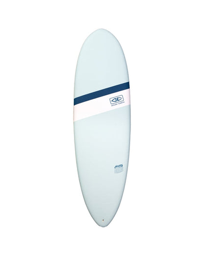 Ocean and Earth Happy Hour Epoxy 6ft Soft Surfboard  - Sea Mist - Full View