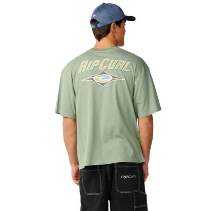 Rip Curl Mens Heritage Icon Tee - Sage