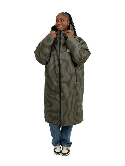 Beachbum Brobe Changing Robe - Olive Green