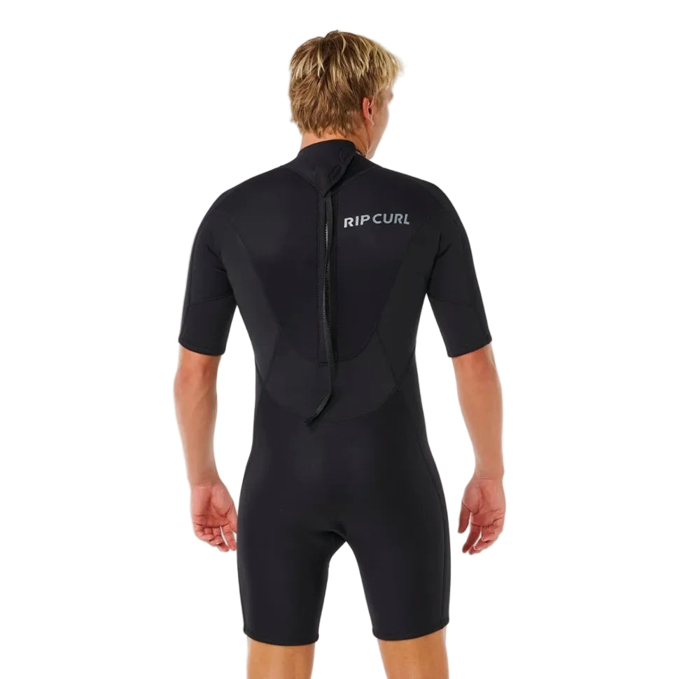Rip Curl Trad Back Zip 2mm Flatlock Shorty 2026 - Black