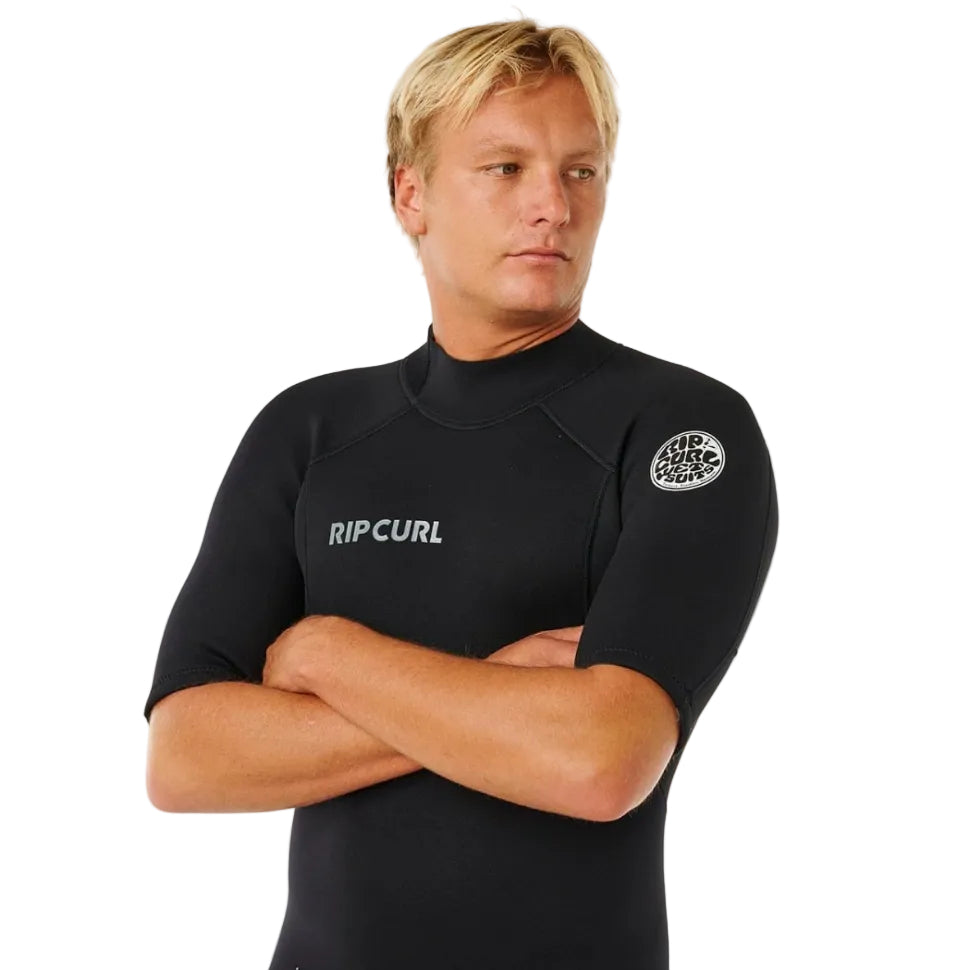 Rip Curl Trad Back Zip 2mm Flatlock Shorty 2026 - Black