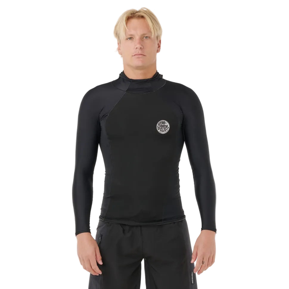 Rip Curl Ultimate Search Long Sleeve Hooded Vest - Black