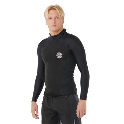 Rip Curl Ultimate Search Long Sleeve Hooded Vest - Black