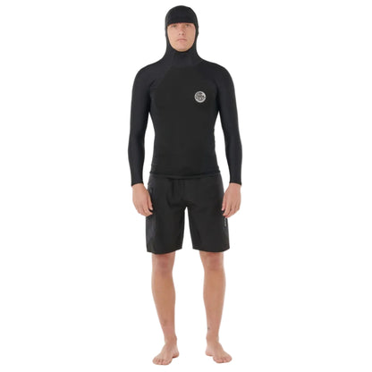 Rip Curl Ultimate Search Long Sleeve Hooded Vest - Black