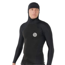 Rip Curl Ultimate Search Long Sleeve Hooded Vest in Black