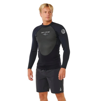 Rip Curl Omega 1.5mm Wetsuit Top - Black
