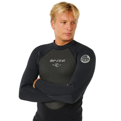 Rip Curl Omega 1.5mm Wetsuit Top - Black