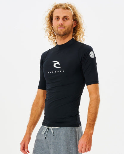 Rip Curl Corps Short Sleeve UV Tee - Black