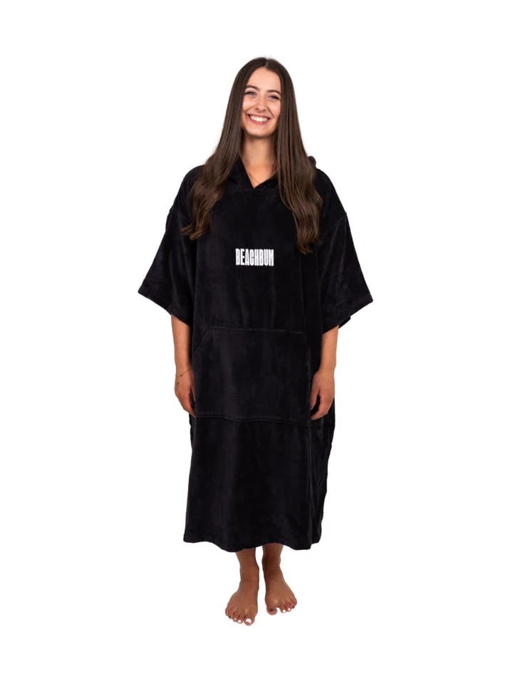 Beachbum Towel Robe - Charcoal