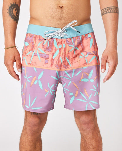Rip Curl Mirage Retro Sealife Mens Boardshorts - Dusty Purple