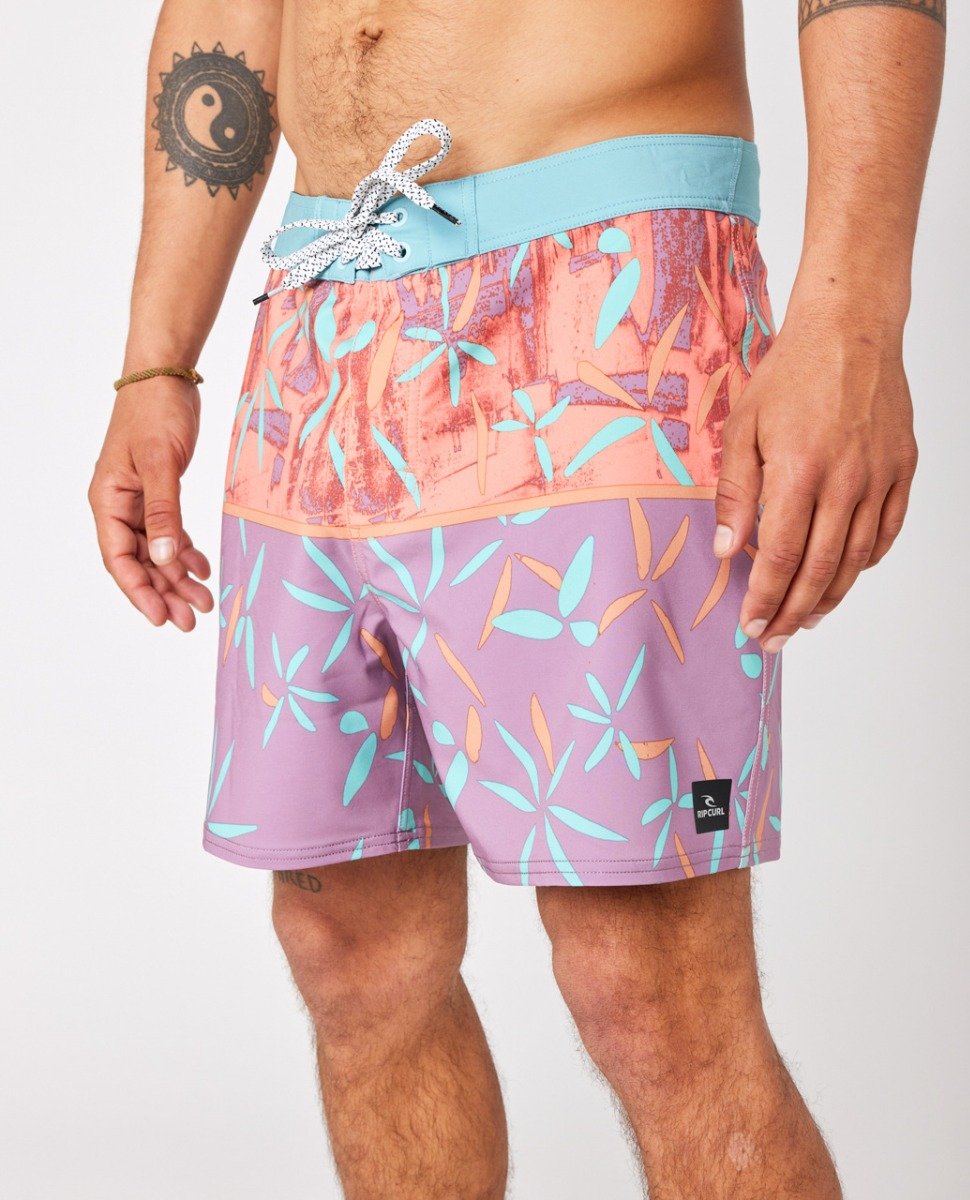 Rip Curl Mirage Retro Sealife Men's Boardshorts - Dusty Purple