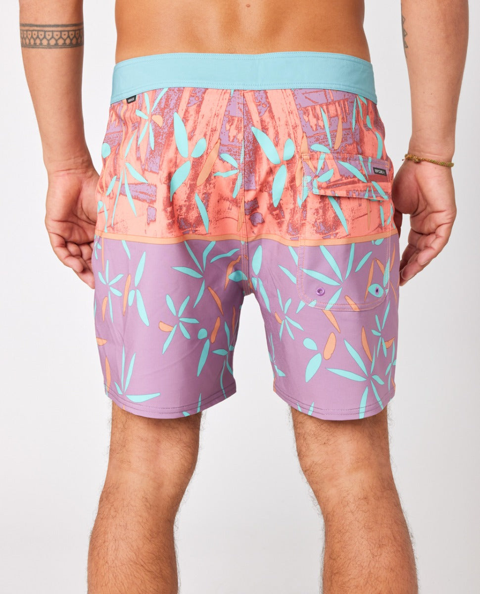 Rip Curl Mirage Retro Sealife Men's Boardshorts - Dusty Purple