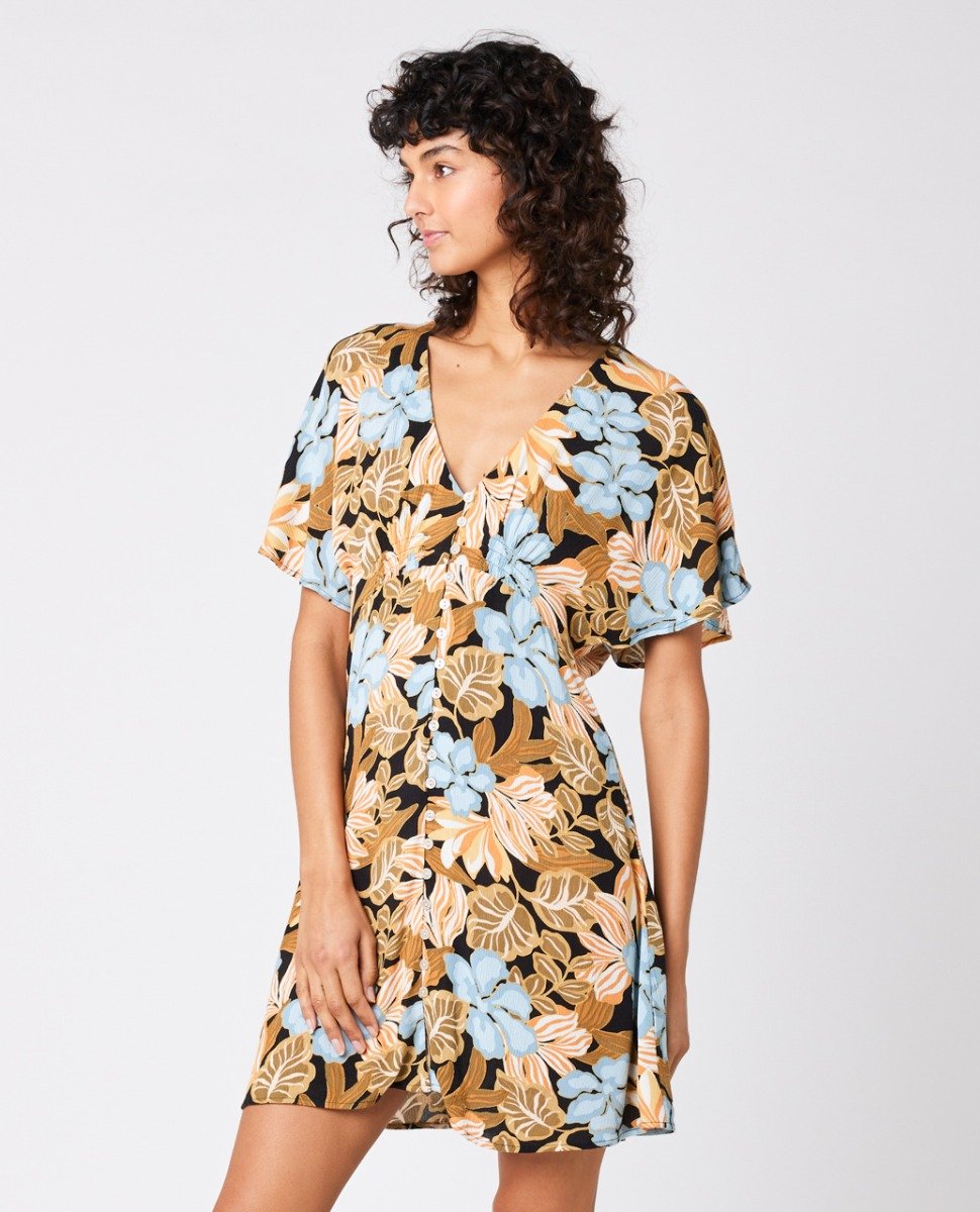 Rip Curl Follow The Sun Womens Mini Dress - Black