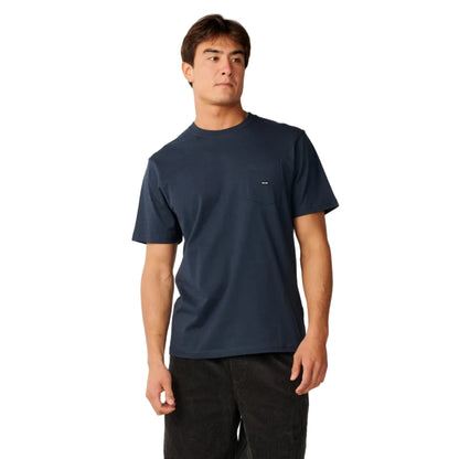 Rip Curl Mens Pacific Rinse Pocket Tee - Dark Navy