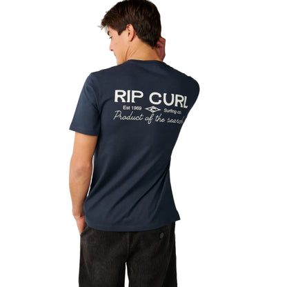 Rip Curl Mens Pacific Rinse Pocket Tee - Dark Navy