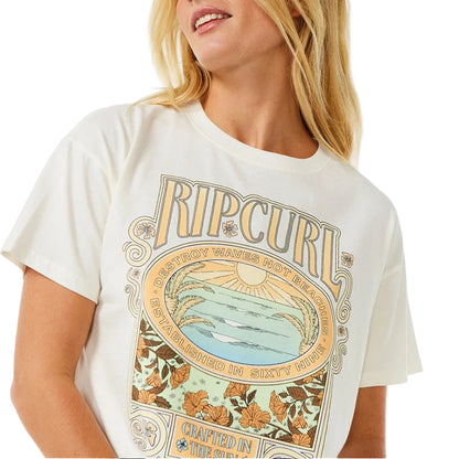 Rip Curl Long Days Women's Relaxed Tee - Bone