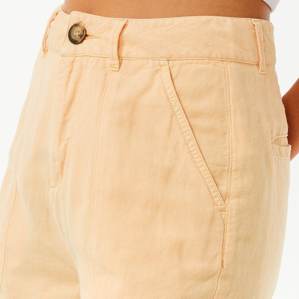 Rip Curl Premium Linen Women's Shorts - Light Orange