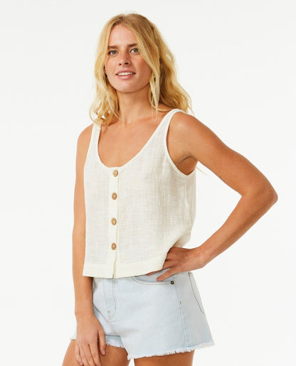 Rip Curl Classic Surf Women's Tank II Top - Bone