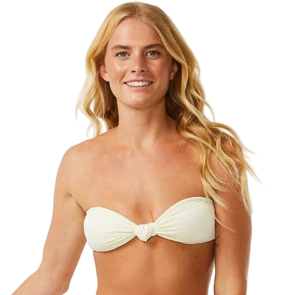 Rip Curl Dreams Bandeau Womens Bikini Top - Off White