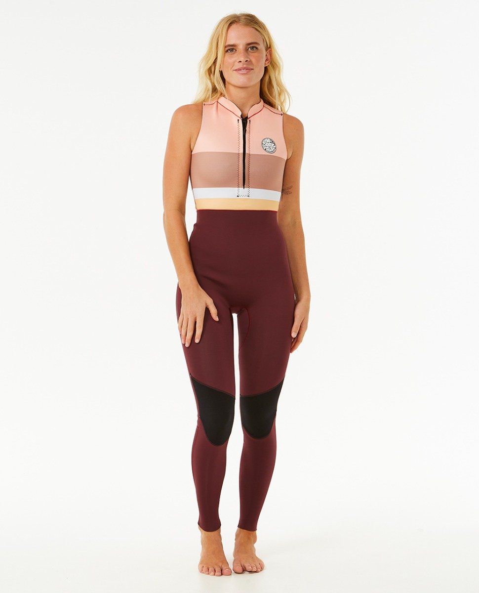 Rip Curl G Bomb 1/5mm Long Jane Womens Summer Wetsuit - Plum