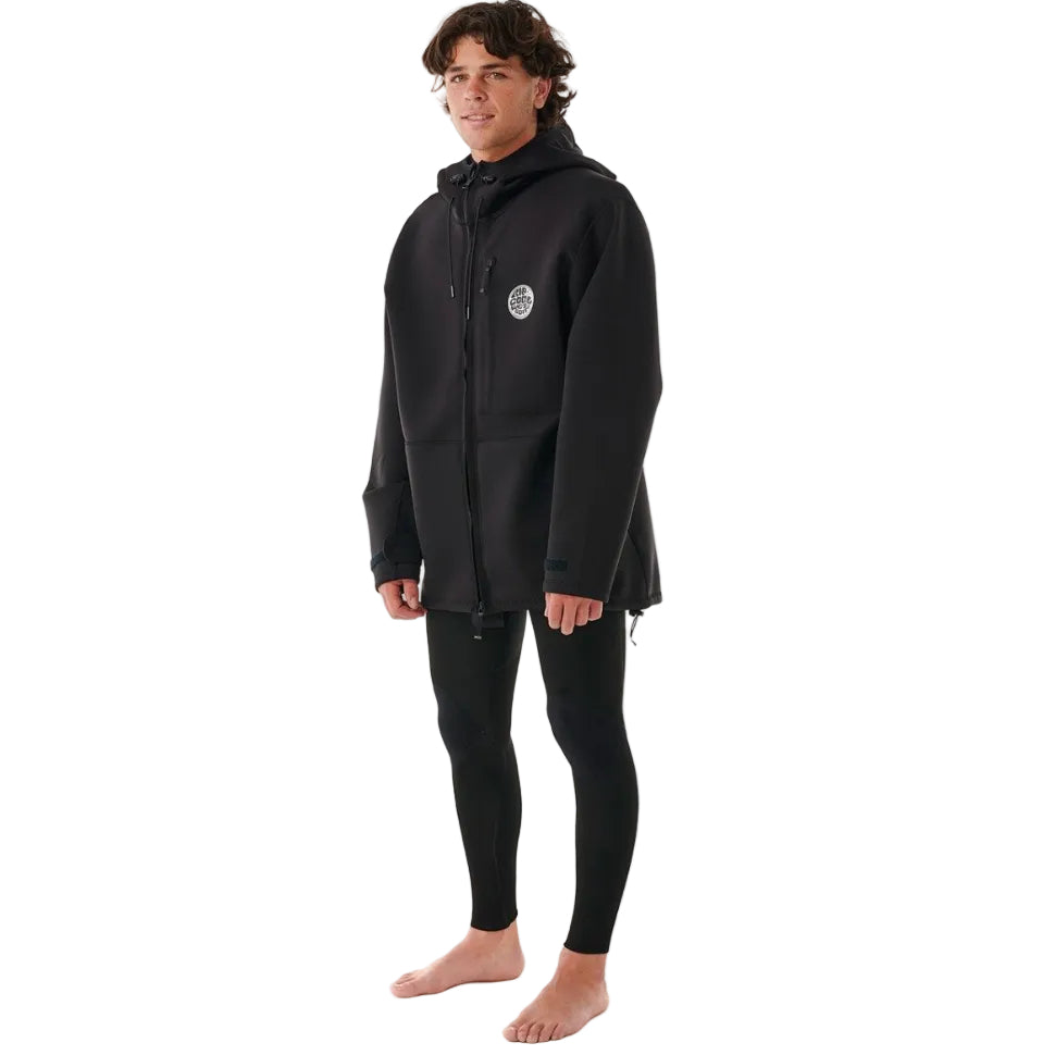 Rip Curl Men's Neoprene Jacket - Black