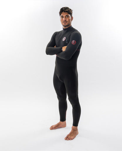 Rip Curl Men's Flash Bomb Fusion 5/3mm Zip Free Wetsuit 2025 - Black