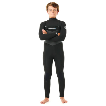 Rip Curl Junior Dawn Patrol 4/3 Chest Zip Wetsuit - Black/Multi - Buy online today