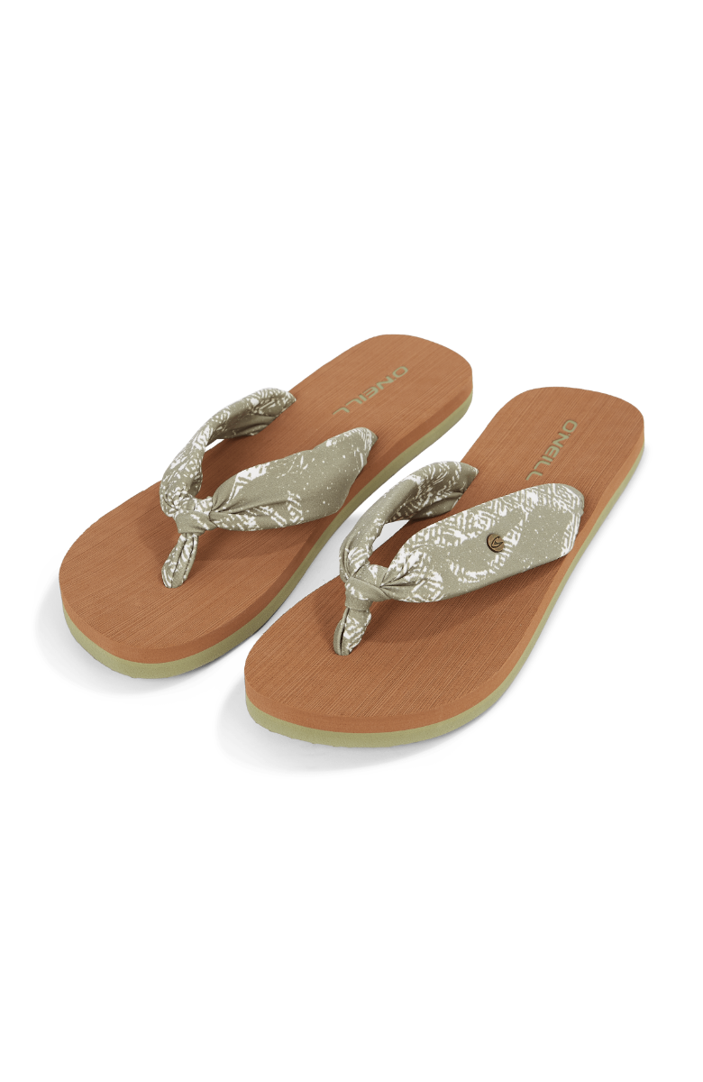 O'Neill Ditsy Sun Womens Sandals - Green Textured Jungle