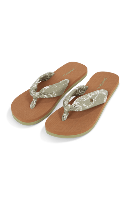 O'Neill Ditsy Sun Womens Sandals - Green Textured Jungle