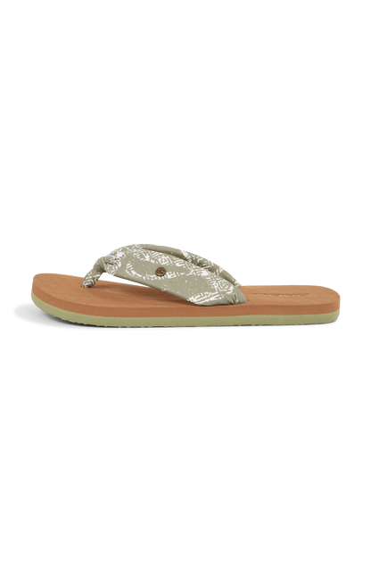 O'Neill Ditsy Sun Womens Sandals - Green Textured Jungle